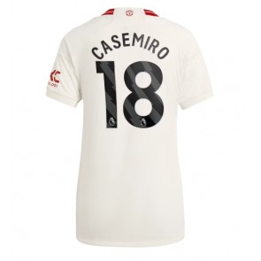 Manchester United Casemiro #18 Replica Third Stadium Shirt for Women 2023-24 Short Sleeve